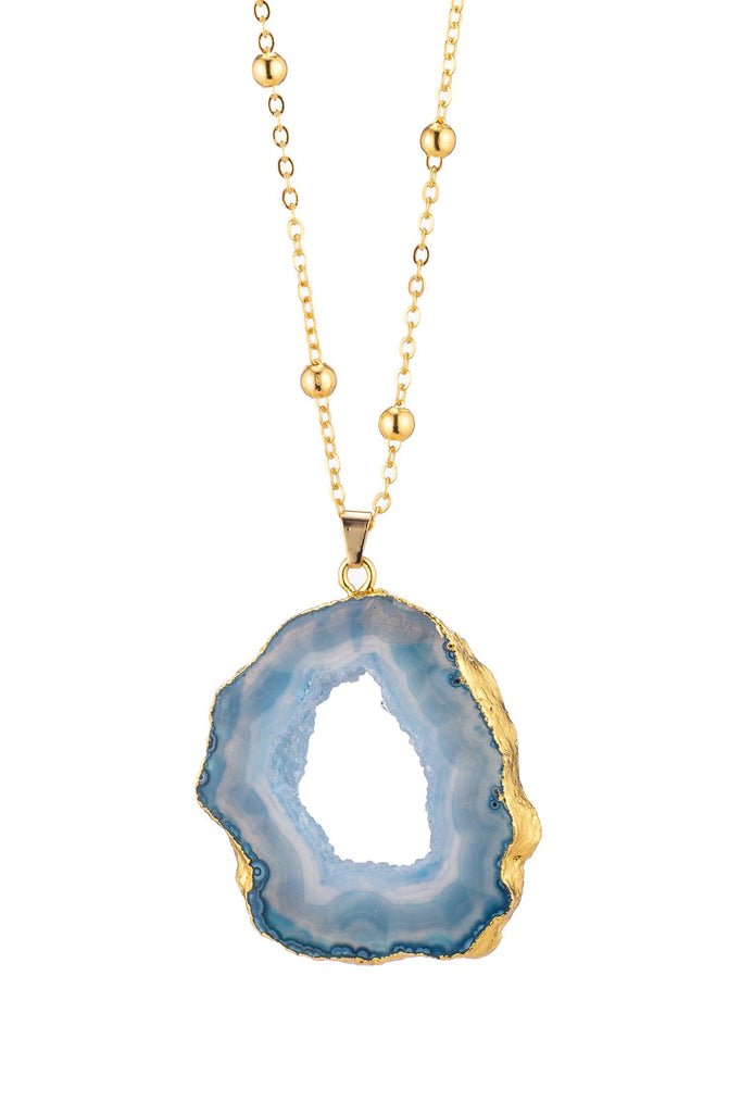 Gianna Pendant Necklace - Blue