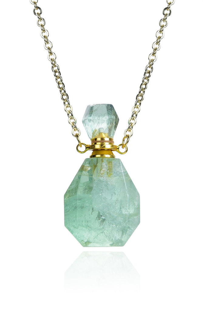 Aroma Pendant Necklace - Green Aventurine
