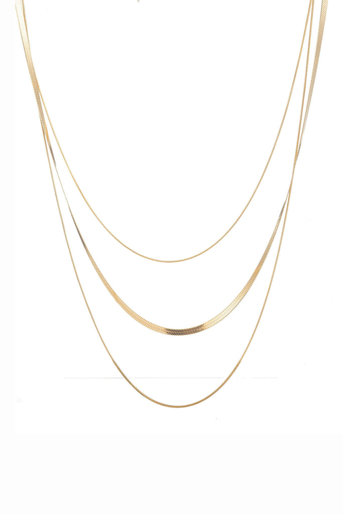 Lisa Triple Chain Necklace
