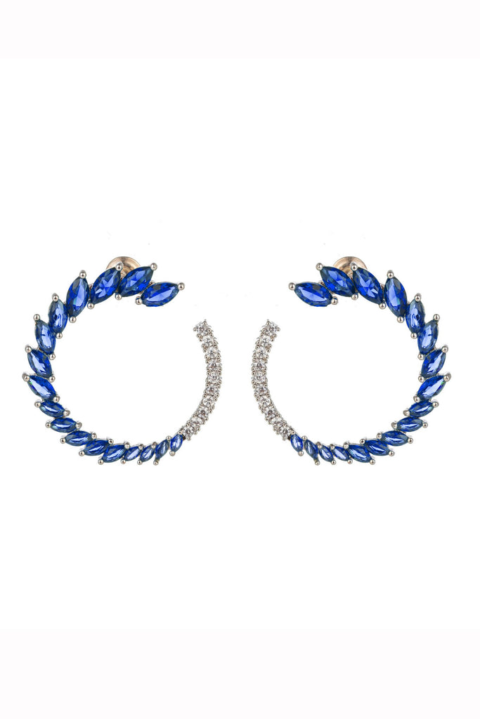 Roman graduated dangle earrings.