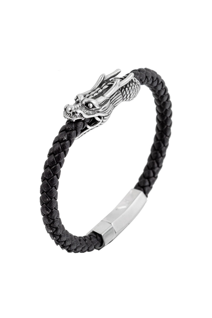 Lionel Dragon Bracelet - Black
