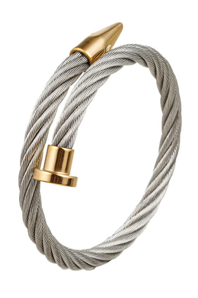 Armel Spike Nail Wire Bracelet