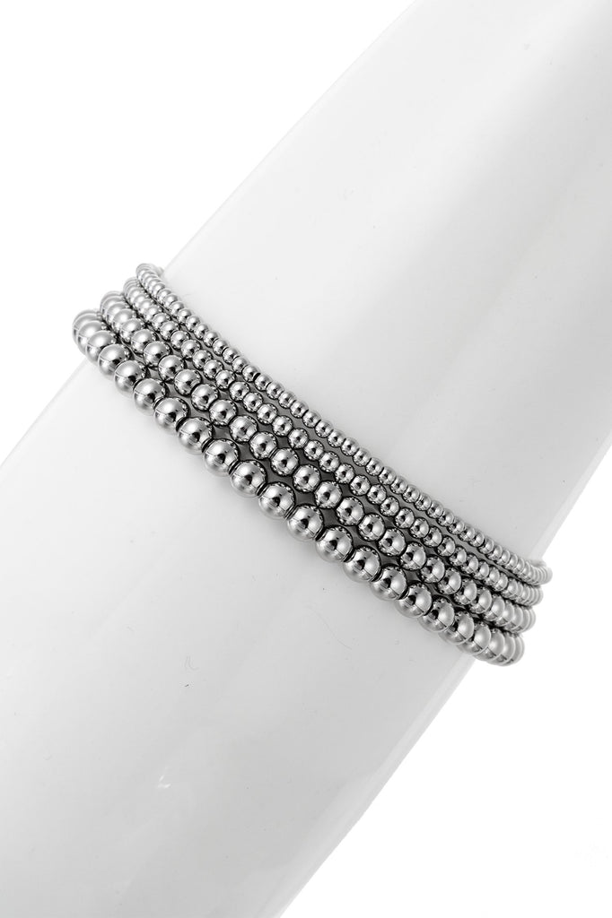 Jacob Bracelet Set - Silver