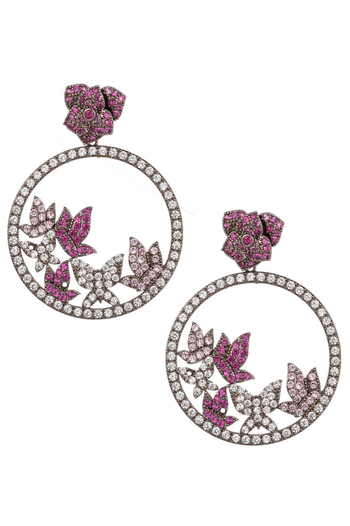 Swarm Earrings - Pink